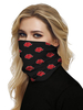 Face Scarf Cover Mask Auspicious Clouds Print Mouth Cover