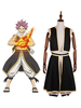 Fairy Tail Natsu Dragneel Pants Top Sets Costume Cosplay Halloween