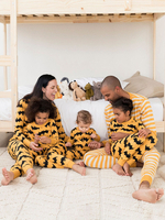 Famille correspondant pyjamas impression chauve-souris Orange deux pièces ensemble Cosplay Costume Halloween