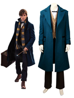 Fantastic Beasts And Where To Find Them Newt Scamander 2021 Cosplay Costume Eddie Redmayne Costume Déguisements Halloween