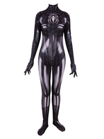 Femeal Spider Man noir Cosplay combinaison Marvel Comics Cosplay Costume carnaval