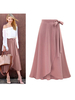 Femme Jupe dété Asymétrique Longue Jupe