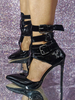 Femme Talons hauts Grandes Tailles Escarpins Talon aiguille Verni PU Tige