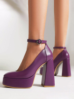 Femme Talons hauts Talon bottier Escarpins Cuir PU