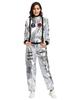 Femmes Astronaute Cosplay Costume Combinaison Costumes d