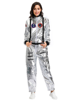 Femmes Astronaute Cosplay Costume Combinaison Costumes d