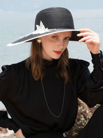 Femmes Chapeau Vintage Black Lace Holiday Hat Accessoires Vintage Cheveux Déguisements Halloween