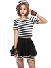 Femmes Costume Prison Cosplay Costumes Jupes Mardi Gras Déguisements Halloween