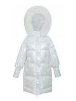 Femmes Doudoune Manteaux Rose Moyen À Capuche Zipper Manches Longues Classique Épaissir Manteau Dhiver Survêtement