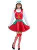 Femmes Ensemble De Noël Brodé Robe De Patineur Rouge Costumes De Vacances Déguisements Noël
