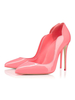 Femmes Escarpins Slip On Bout Pointu Talon Aiguille Bas Tops Rose Talons Hauts