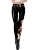 Femmes Legging De Noël Motif De Noir Vacances Costumes Imprimé Chien Déguisements
