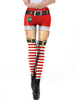 Femmes Legging Imprimé De Noël Rouge Costumes De Vacances Déguisements