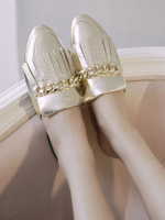 Femmes Mules Sabots Synthétique Cuir Argenté Bout Pointu Slip-On Chaussures