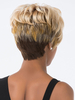 Femmes Perruques de cheveux humains Beige Mixed-hair Tousled Casual Perruques courtes de cheveux humains