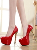 Femmes Plate-forme Escarpins Talons Hauts Pompes Sexy Bout Rond