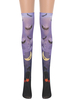 Femmes Saloon bas chauve-souris genou chaussettes hautes Halloween Cosplay Costume accessoires