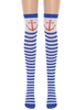 Femmes Saloon bas marin genou chaussettes hautes Halloween Cosplay Costume accessoires