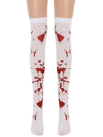 Femmes Saloon bas sang genou chaussettes hautes Halloween Cosplay Costume accessoires