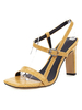 Femmes Sandales à lanières Chunky Heel Square Bout ouvert Plus Chaussures de taille