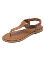 Femmes Sandales plates Flat Synthétique Leather Casual