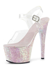 Femmes Sandales Sexy Or clair Synthétique Cuir Peep Toe 2.8 Sandales à plateforme