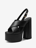 Femmes sandales sexy talon épais plate-forme bout ouvert 2 "57" chaussures sexy