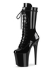 Femmes Sexy Bottes Peep Toe Slip-On Boucle Géométrique Talon Aiguille Rave Club Noir Cuisse Bottes