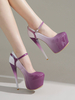 Femmes Sexy Platform High Heels Ombre Stiletto Heel Pompes Pour Rave Club