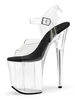 Femmes Sexy Sandales Noir Peep Toe Platform Sexy Chaussures