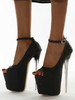 Femmes Sexy Talons Hauts Noir PU Cuir Peep Toe Talon Aiguille Chaussures Sexy