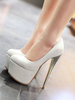 Femmes Sexy Talons Hauts Rose Bout Rond Chaussures Sexy