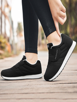 Femmes Sneakers Purple Round Toe Velcro Détail Chaussures Casual
