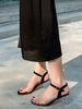 Femmes Talons de forme spéciale Chic Sandales Escarpins Sandales à bout ouvert Noir