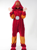 Fer rouge homme Costume Carnaval Kigurumi Carnaval Déguisements Halloween