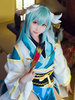 FGO Grand Order FGO Kiyohime Déguisements Halloween Cosplay Perruque