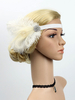 Flapper Bandeau Années 1920 Great Gatsby Bandeau Plume Femmes Rétro Accessoires de cheveux Déguisements Halloween