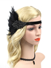 Flapper Headpieces Plumes Années 1920 Great Gatsby Bandeau Strass Femmes Accessoires De Cheveux Vintage Déguisements Halloween