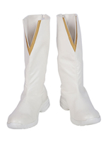 Flash Cosplay Chaussures Le cuir blanc Flash Cosplay en Synthétique Déguisements Halloween