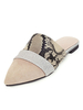 Flat Mulets Toe Pointu Chaussons Chaussures Plus Taille des femmes