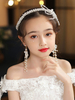 Fleur Fille Coiffes Ivoire Géométrique Perle Tête Fleur Cheveux Accessoires Pour Enfants