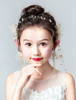 Fleur Ivoire Headpieces Boucles doreilles Bandeau Enfants Accessoires de cheveux