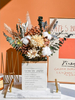 Fleurs de mariage de qualité fleurs séchées attachées à la main