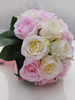 Fleurs de mariage magnifique forme ronde synthétique