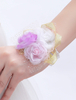 Fleurs de mariage Pit bouqu au poign synthétique lilas