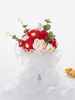 Fleurs pour mariage Superbe forme filaire Mélange poly/coton