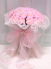 Fleurs pour mariage Superbe mélange poly/coton en forme de fil