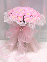 Fleurs pour mariage Superbe mélange poly/coton en forme de fil