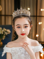 Flower Girl Headpieces Blond Accessoire Accessoires de cheveux en métal pour enfants