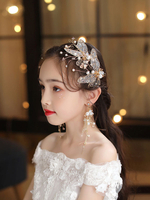 Flower Girl Headpieces Blond Accessoire Accessoires de cheveux perlés pour enfants